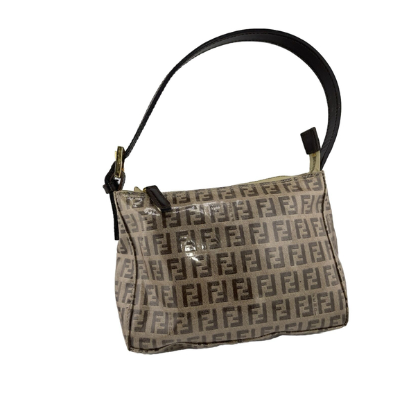 Sold‼️Fendi PVC Vintage Monogram Mini Baguette - Picture 4 of 9